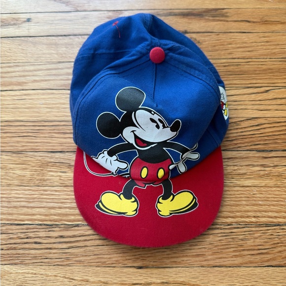 Disney Other - Vintage 90s Mickey & Co Snapback Colorblock Hat